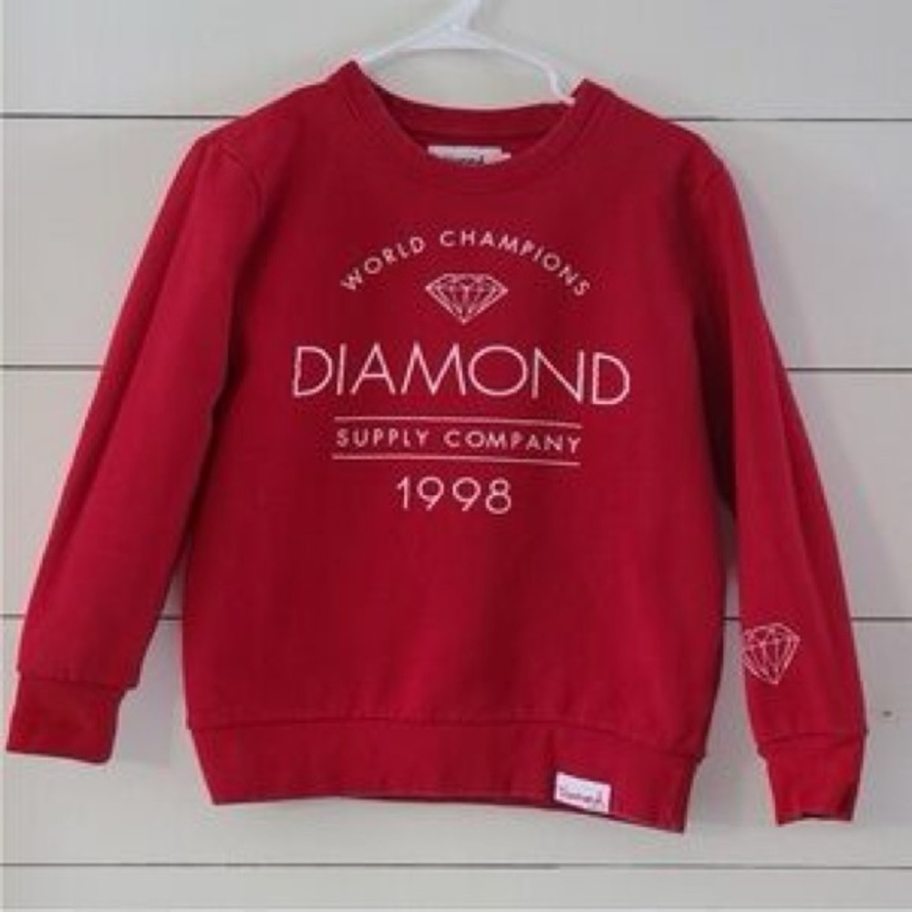 Diamond Supply Co. Red Sweatshirt